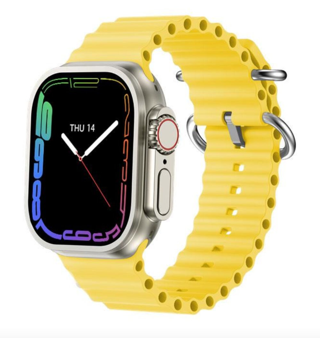 Смарт-часы BIG S10 Pro Ultra 2 (IP67/NFC/GPS) Yellow