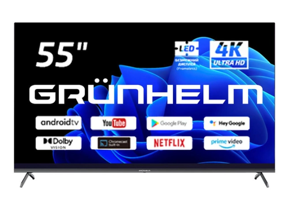 Телевизор Grunhelm Q55U701-GA11V T2
