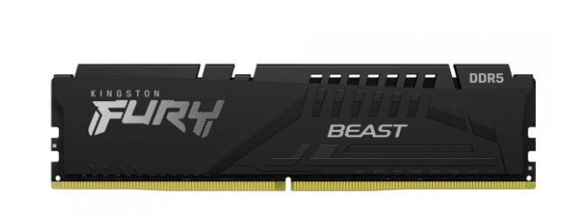 Модуль пам'яті для комп'ютера Kingston Fury (ex.HyperX) DDR5 32GB (2x16GB) 5200 MHz Beast AM5 Black (KF552C36BBEK2-32)
