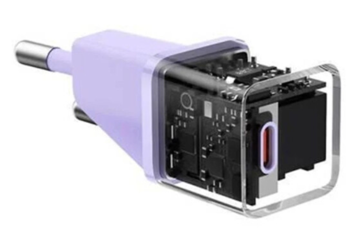 МЗП Baseus GaN5 Fast Charger (mini) 1C 20W Purple фото №5