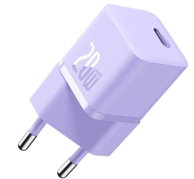 МЗП Baseus GaN5 Fast Charger (mini) 1C 20W Purple