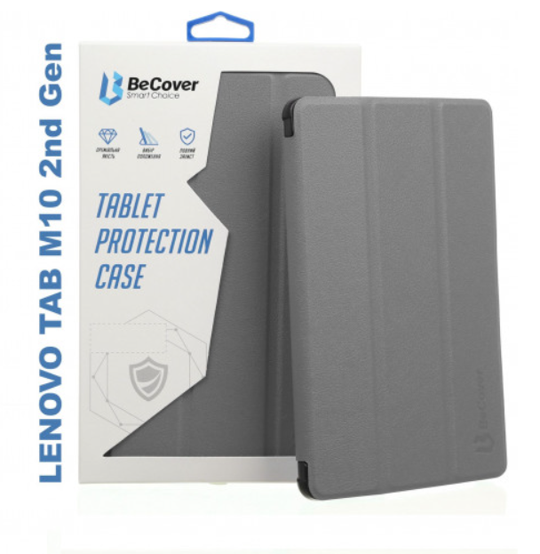 Чохол для планшета BeCover Smart Case Lenovo Tab M10 TB-X306F HD (2nd Gen) Gray (705971)