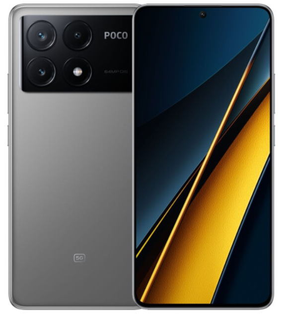 Смартфон Xiaomi Poco X6 Pro 5G 12/512GB Grey (1020841)