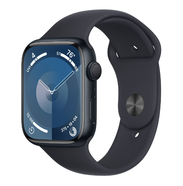 Смарт-годинник Apple Watch Series 9 GPS 45mm Midnight Aluminium Case with Midnight Sport Band - S/M (MR99 фото №2