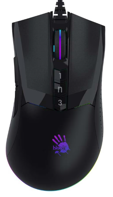 Комп'ютерна миша A4Tech W90 Max Bloody чорна