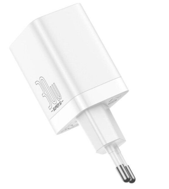 МЗП Baseus Super Si Pro 30W 1 USB 1 USB-C (CCSUPP-E02) White фото №4
