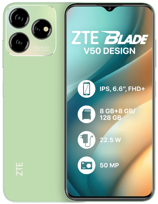 Смартфон ZTE Blade V50 Design 8/128GB Green фото №16