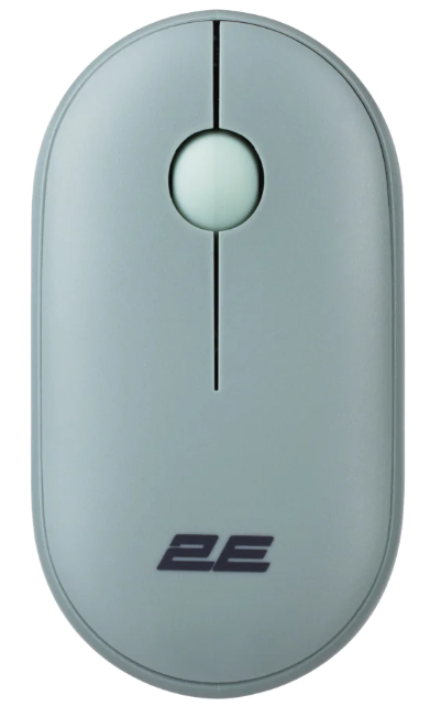 Комп'ютерна миша 2E MF300 Silent WL/BT попелясто-зелений (2E-MF300WGN)