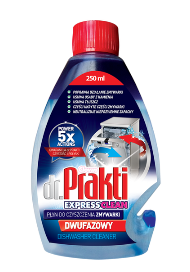 Жидкость для чистки Dr. Prakti засіб д/чищення посудомийної машини 250 мл