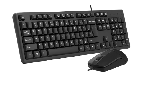 Клавіатура   мишка A4Tech KK-3330S Black фото №3