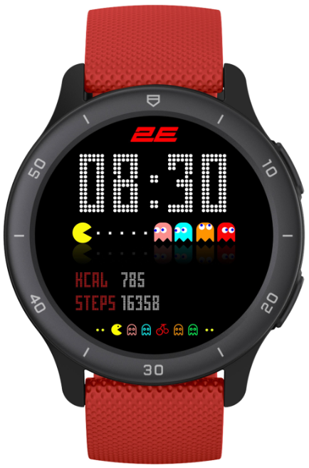 Смарт-часы 2E Motion GT2 47мм Black-Red (2E-CWW21BKRD) фото №2