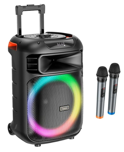 Портативная колонка Hoco HA5 Winner wireless dual-mic outdoor BT speaker Black