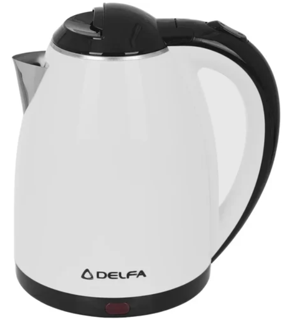 Електричний чайник Delfa DK 3530 X білий