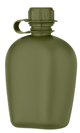 Фляга 2E у чохлі Flask WB01 1л, з кружкою для їжі (2E-TACFWB01-ODGN) фото №3
