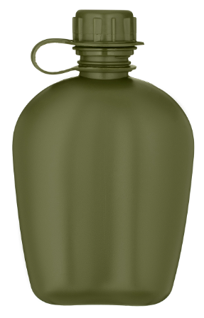 Фляга 2E у чохлі Flask WB01 1л, з кружкою для їжі (2E-TACFWB01-ODGN) фото №2