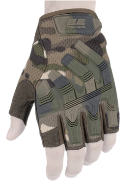 Тактичні рукавиці 2E безпалі, L, камуфляж (2E-TACTGLOSUM-L-MC) фото №2