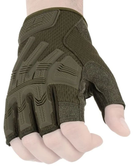 Тактичні рукавиці 2E безпалі, L, зелені (2E-TACTGLOSUM-L-OG) фото №4
