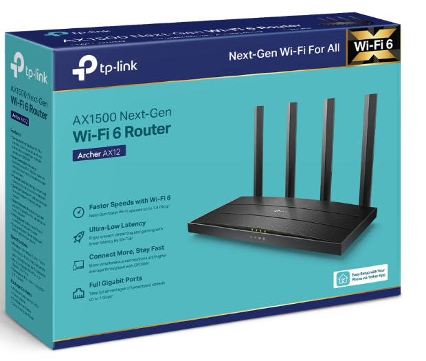 Маршрутизатор TP-Link Archer AX12 фото №6
