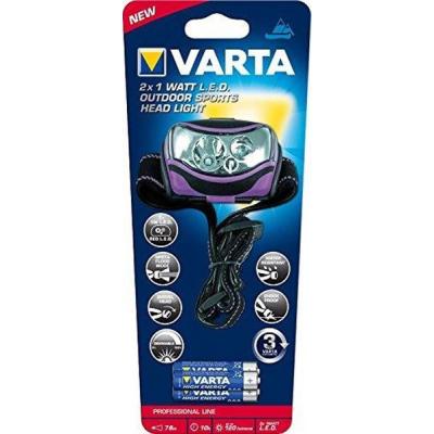 Ліхтарик Varta 2x1W LED Outdoor Sports Head Light 3AAA (18630101421) фото №2