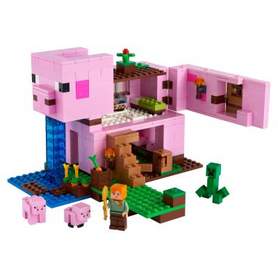Конструктор Lego Конструктор  Minecraft Дом-свинья 490 деталей (21170) фото №2