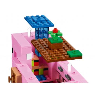 Конструктор Lego Конструктор  Minecraft Дом-свинья 490 деталей (21170) фото №6