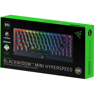 Клавіатура Razer BlackWidow V3 Mini Hyperspeed Green Switch RU (RZ03-03891600-R3R1) фото №6