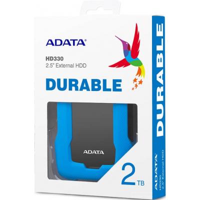Внешний жесткий диск Adata 2.5" 2TB  (AHD330-2TU31-CBL) фото №6