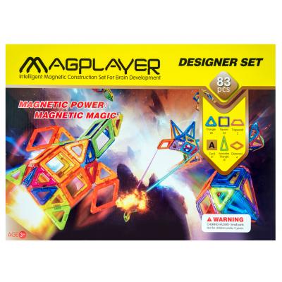 Конструктор Magplayer Конструктор  Набор 83 элемента (MPA-83) фото №5