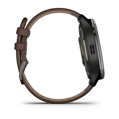 Smart часы Garmin Venu 2 Plus, Black   Slate, Leather, GPS (010-02496-15) фото №5