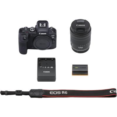 Цифрова фотокамера Canon EOS R6 24-105 STM RUK/SEE (4082C046AA) фото №6