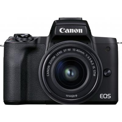 Цифровая фотокамера Canon EOS M50 Mk2   15-45 IS STM Kit Black (4728C043) фото №2