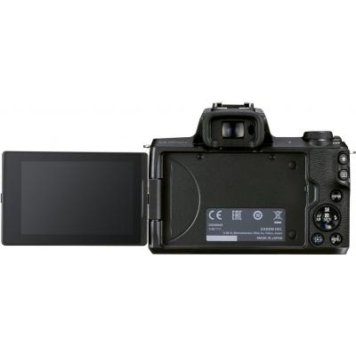 Цифровая фотокамера Canon EOS M50 Mk2   15-45 IS STM Kit Black (4728C043) фото №7