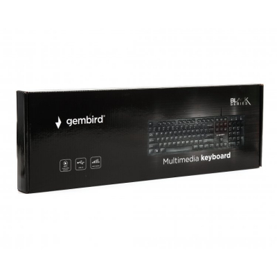 Клавіатура Gembird KB-MCH-03-UA USB Black (KB-MCH-03-UA) фото №3