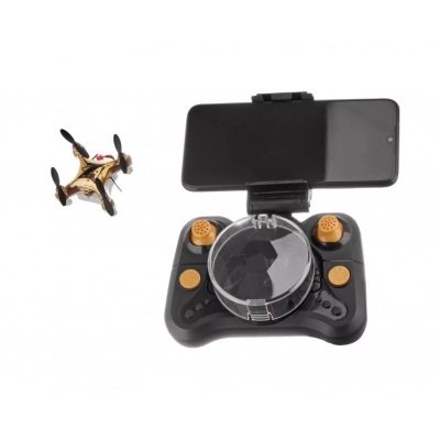 Радіокерована іграшка ZIPP Toys Квадрокоптер с камерой Малыш Zippi с доп. аккумулятором, зол (CF922 gold) фото №4