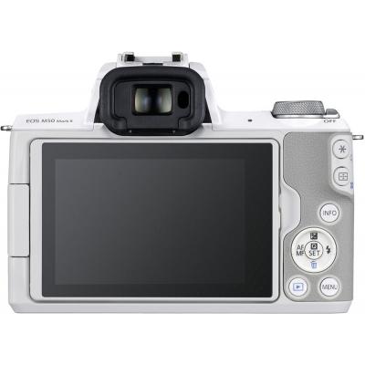 Цифровая фотокамера Canon EOS M50 Mk2   15-45 IS STM Kit White (4729C028) фото №3