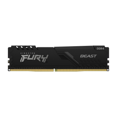 Модуль пам'яті для комп'ютера  DDR4 8GB (2x4GB) 2666 MHz Fury Beast Black  (KF426C16BBK2/8) фото №2