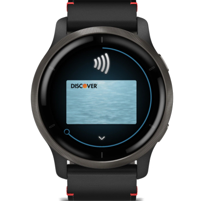 Smart часы Garmin Venu 2, GPS, Wi-Fi, Black   Slate, Leather, GPS (010-02430-21) фото №5