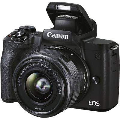 Цифровая фотокамера Canon EOS M50 Mk2   15-45 IS STM Lifestream Kit Black (4728C059) фото №6