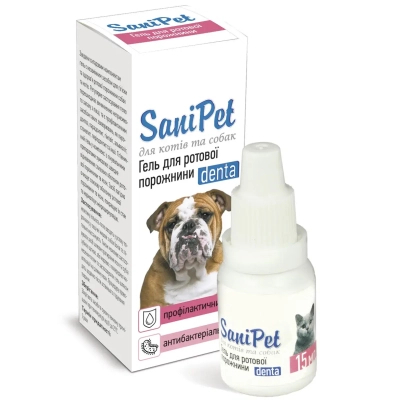 Краплі для тварин ProVET SaniPet догляд за порожниною рота для котів та собак 15 мл (4820150200626)