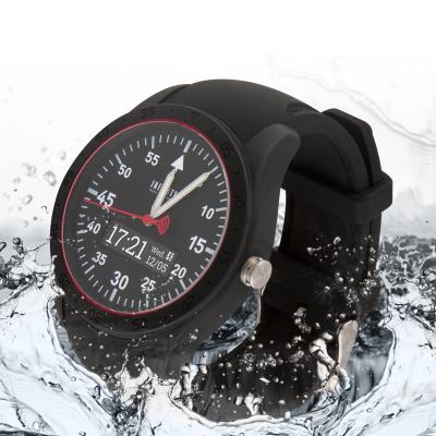 Smart часы ATRIX INFINITYS X20 45mm Swiss Sport Chrono Black-silicone (swwpaii2sscbs) фото №3
