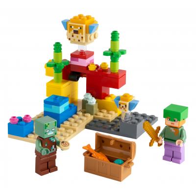 Конструктор Lego Конструктор  Minecraft Коралловый риф 92 детали (21164) фото №2