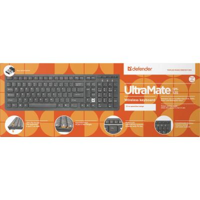 Клавиатура Defender UltraMate SM-535 USB RU Black (45535) фото №6