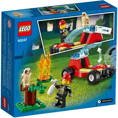 Конструктор Lego  City Fire Лесные пожарные 84 детали (60247) фото №5