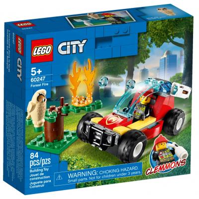 Конструктор Lego  City Fire Лесные пожарные 84 детали (60247)