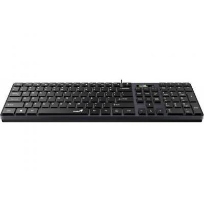 Клавіатура Genius SlimStar 126 USB Black Ukr (31310017407) фото №2