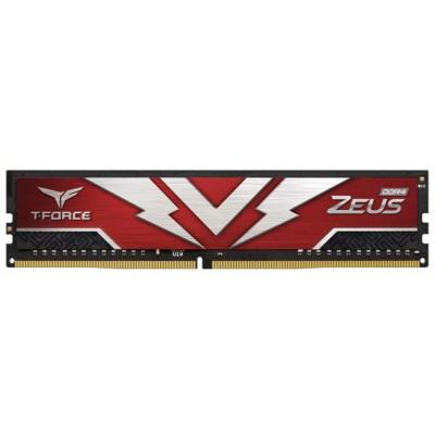 Модуль пам'яті для комп'ютера Team DDR4 8GB 2666 MHz T-Force Zeus Red  (TTZD48G2666HC1901)