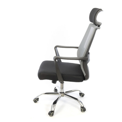 Офісне крісло АКЛАС Крокус CH TILT Черное с серым (10022849) фото №3