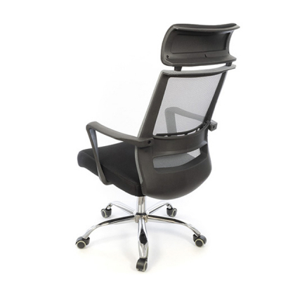 Офісне крісло АКЛАС Крокус CH TILT Черное с серым (10022849) фото №4