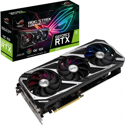 Asus GeForce RTX3060 12Gb ROG STRIX OC V2 GAMING LHR (ROG-STRIX-RTX3060-O12G-V2-GAMING)