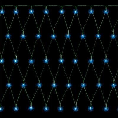 Гірлянда Jumi Сетка 100 LED, 1x1 м, голубой (5900410537583)
